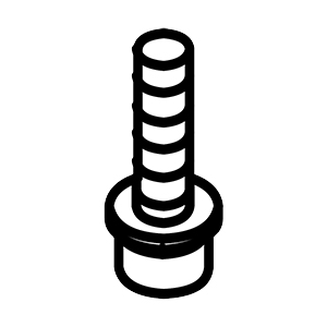 Makita 265A291 H.s.h Bolt M4X16 Wrm,  XHU07