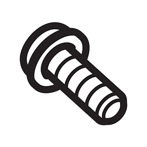 Makita 265A84-3 Pan Head Screw M4X12 W/wr, XSH10