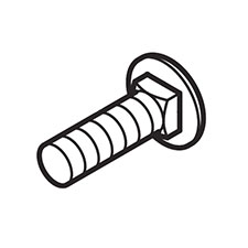 Makita 266737-1 Flat Head Sq. Neck Bolt M6X20, PJ7000