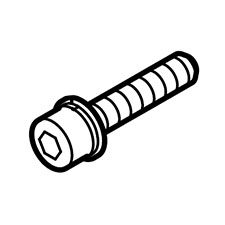 Makita 266749-4 S.h. Bolt M5X25, BBX7600