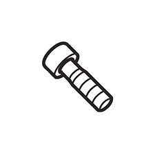 Makita 266782-6 H.l.s. Head Bolt M5X16 with Wg, EK7651H
