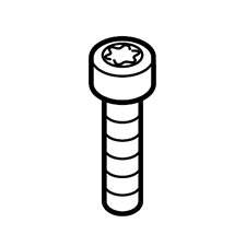 Makita 266847-4 H.l. Socket Head Bolt M5X20, EA3601F