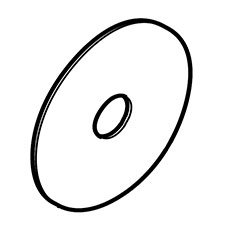 Makita 267431-8 Flat Washer 10, EA3201S