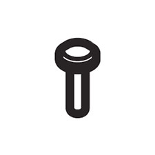 Makita 268266-0 Flat Fillister Hd. Pin 1.2, XPT02