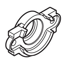 Makita 310344-3 Bearing Box, HR2611F
