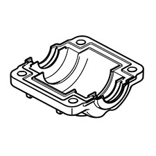 Makita 318633-0 Crankcase Underside, EA3201S
