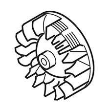 Makita 318791-2 Flywheel, RBC201