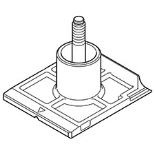 Makita 319010-9 Replaces  318491-4 - Front Base, KP0800K