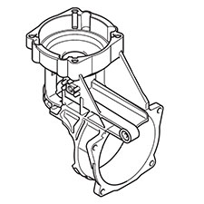 Makita 319112-1 Crank Case, XNB01
