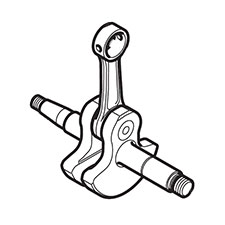 Makita 326-120-101 Crankshaft Cpl., DPC8132