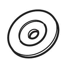 Makita 346084-7 Clamp Washer, EM2650UH