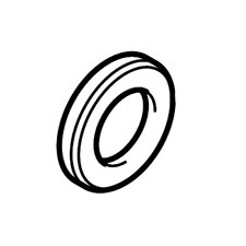 Makita 346698-2 Thrust Washer, EA3601F