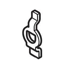 Makita 346945-1 Lock Plate A, CA5000