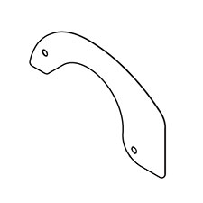 Makita 347123-6 Cover Plate, HS0600