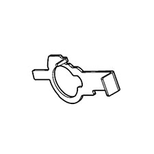 Makita 347400-6 Shaft Lock, XSH04