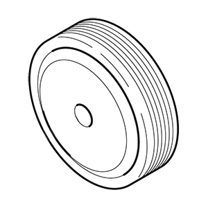 Makita 394-362-140 Steel Wheel Ass