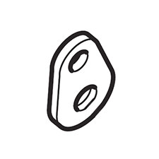 Makita 395-151-180 Choke Lever, DPC7331