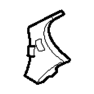 Makita 411428-1 Baffle Plate, 1912B