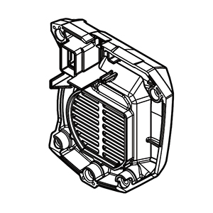 Makita 413844-3 Rear Cover, GPS01