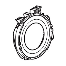 Makita 419573-6 Baffle Plate, 5377MG