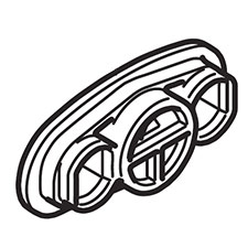 Makita 419783-5 Dust Cover Support, HM1111C