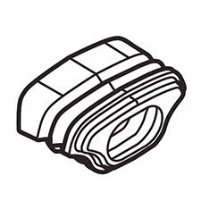 Makita 424029-6 Dust Cover, HR2811F