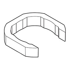 Makita 424691-7 Band Damper, XCV04