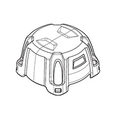 Makita 424771-9 Top Cap Cover, AN935H