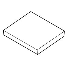 Makita 424838-3 Rear Block Filter, XCV05