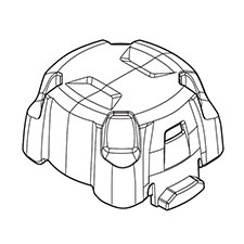 Makita 424866-8 Top Cap Cover, AN635H