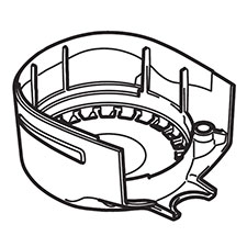 Makita 450035-5 Rear Cover, HR4510C