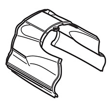 Makita 450036-3 Crank Housing Cover, HR4510C