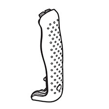 Makita 450257-7 Handle Cover, HR3210C