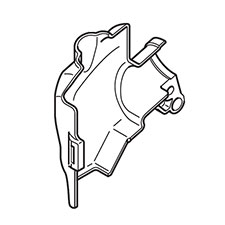 Makita 450828-0 Contact Arm Cover, AN610H