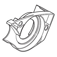 Makita 451327-5 Baffle Plate, KP0800K