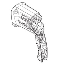 Makita 451535-8 Motor Housing, HR2611F