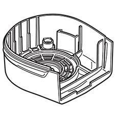 Makita 451839-8 Rear Cover, HM1111C