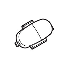 Makita 454417-3 Id Plate Blue, BTD044