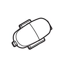 Makita 454419-9 Id Plate Red, BTD104