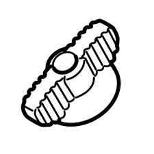 Makita 454537-3 Knob, EA3601F