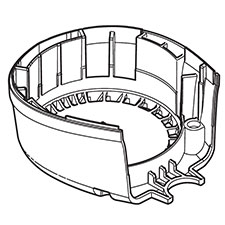 Makita 454762-6 Rear Cover, HR5212C