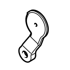 Makita 454910-7 Choke Plate, EB7650TH