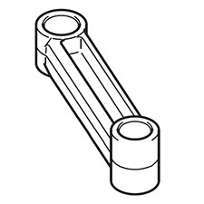 Makita 454937-7 Conecting Rod, XNB01