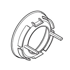 Makita 455367-5 Baffle Plate, GD0801C