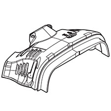 Makita 455499-8 Side Cover A, HM1812