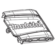 Makita 455503-3 Center Cover, HM1812