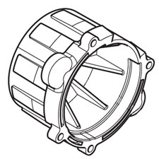 Makita 455908-7 Motor Housing Cover, XBU02