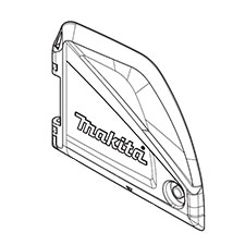 Makita 456062-0 Cover, CA5000