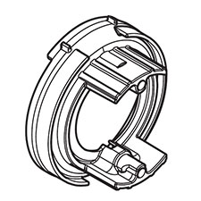 Makita 456116-3 Baffle Plate, BO6050J