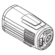 Makita 456121-0 Rear Cover, BO6050J